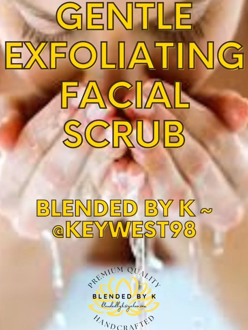 Gentle Exfoliating Facial Scrub ~ 4 oz